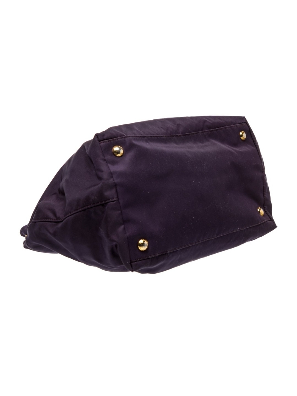 Prada Purple Nylon Shoulder Tote with Black Leather Trim - Offers Welcome! - Picture 3 of 5